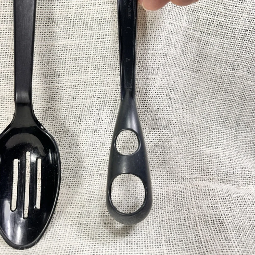 Tailor Made Products Black Nylon Slotted Spoon & Pasta Server USA‎ Elroy WI